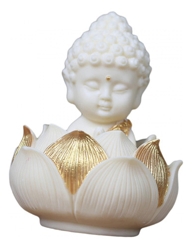 Figura De Buda De Madera De 10x8x8cm, Mascota En Miniatura