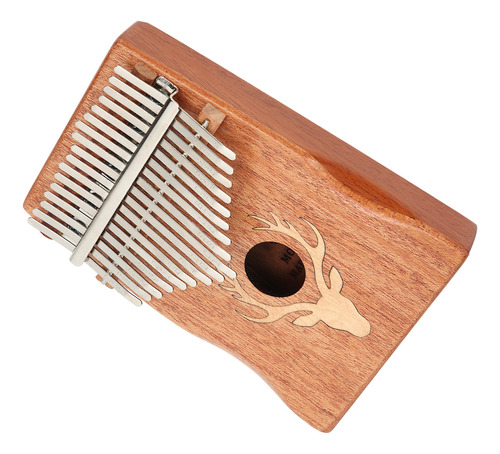 Mini Instrumento Musical Portátil Kalimba De 17 Teclas