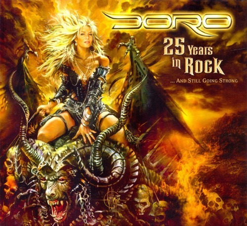 Doro Pesch. 25 Years In Rock. 2 Dvds + 1 Cd + Photo Book.