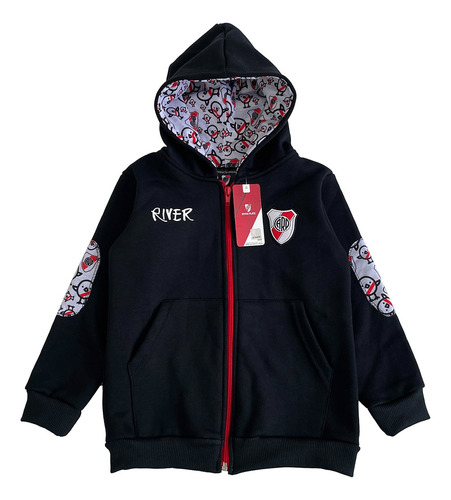 Campera Bebé Parche River Plate Oficial De 9 Meses A 3 Años