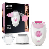 Braun Silk-épil 3, Depiladora Eléctrica Mujer 2en1