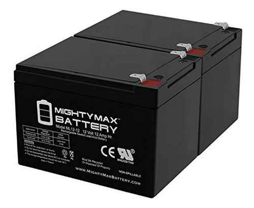 Batería Recargable 12v 12ah - 2 Unidades.