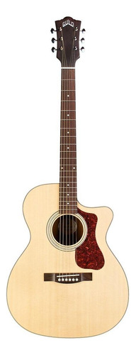 Guitarra Acústica Guild Westerly Collection Om-240ce Para Diestros Natural Satin