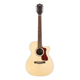 Guitarra Acústica Guild Westerly Collection Om-240ce Para Diestros Natural Satin