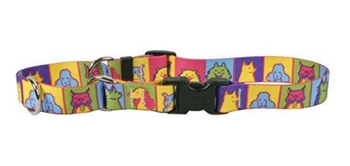 Yellow Dog Diseño Martingala Slip Collar, El Pop Art Perros,