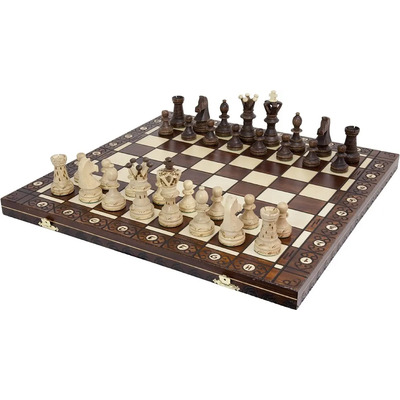 Ajedrez De Madera Ambassadorr Juego De Mesa Estratégico
