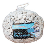 Roca Decorativa Blanca Para Jardines Decoración, Plantas 5kg