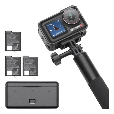 DJI Osmo Action 5 Pro Pack Aventura, cámara de acción 4K con sensor 1\u002F1.3\