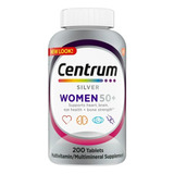 Centrum Silver Women 50+ 200 Tablets Importado Eua Promoção!