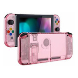 Carcasa Para Nintendo Switch Rosa Transparente Extremera