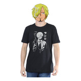 Camiseta Vinsmoke Sanji One Piece Anime Camisa 100% Algodão