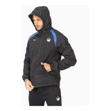 Campera Hombre Rompeviento Deportiva Nueva Zelanda Capucha