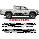 Stickers Lateral+garra Para Toyota Tacoma Trd Sport 4x4 3p E