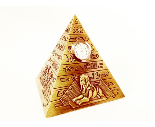 Adorno Piramide Egipto A 11,5cm Metal Coleccion Megacuisine