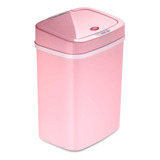 Bote De Basura Kawaii Cubo Rosa Automático Sensor Movimiento