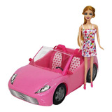 Carro Convertible Con Muñeca Beauty Juguete Niñas K877-30a Color Rosa Chicle
