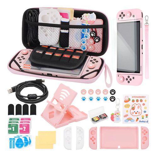 Kit De 35 Accesorios Funda Para Nintendo Switch Oled Estuche | MercadoLibre