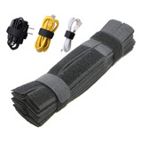 Cable Cincho Suja Con Brida De Velcro Reutilizable,100 Unid