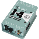 Radial Engineering J+4 Controlador De Línea Estéreo Interfaz