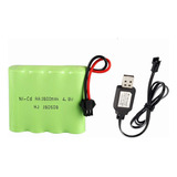 Hhz 4.8v 1800mah Sm2p Enchufe Recargable Ni-cd Bateria Con 4