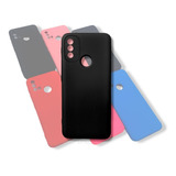 Funda De Silicona Y Felpa Para Moto E20 + Film Hidrogel