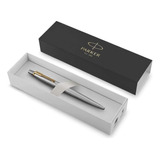 Boligrafo Parker Jotter Acero Inox Clip Dorado Personalizado