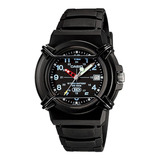 Reloj Hombre Casio Youth Hda-600b Fecha Sumergible Uso Rudo Color De La Correa Negro Color Del Bisel Negro Color Del Fondo Negro