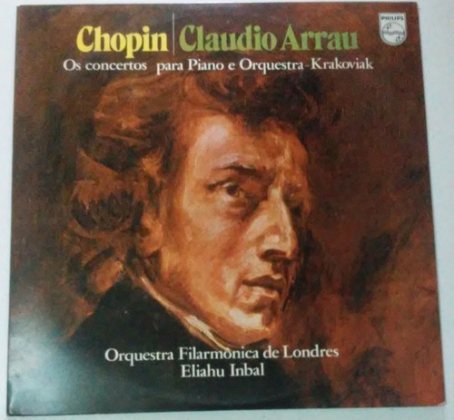 Lp Duplo Chopin Claudio Arrau Piano E Orquestra Krakoviak