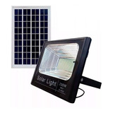 Refletor Led Holofote 200w Placa Solar Completo Ip67 Cor Da Carcaça Preto Cor Da Luz Branco-frio