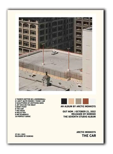 Cuadros Decorativos Arctic Monkeys Music Tracklist Album
