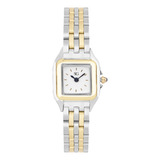 Relógio Feminino Quadrado Boxy Bicolor Gold