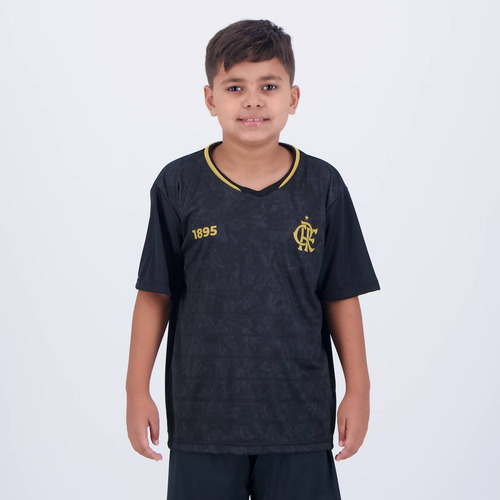 Camisa Flamengo Brook Infantil Preta
