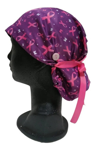 Gorro Médico Quirúrgico Doctora Con Cinta Para Cabello Largo