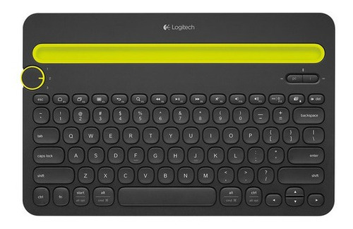 Teclado Bluetooth Logitech K480 Qwerty Inglés Us Color Negro