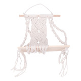 Estante Colgante De Pared Boho Macrame, Estante De Borlas 1