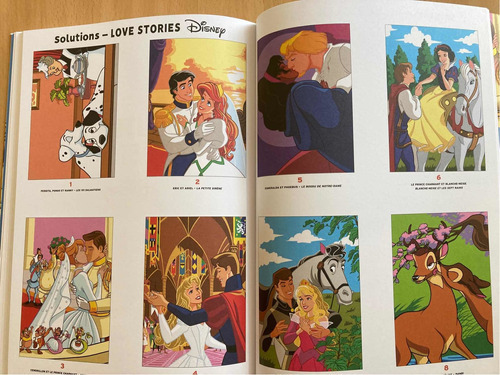 Colorea Y Descubre El Misterio : Love Stories , Historias De Amor: Libro Para Colorear Por Numeros Pixar, De Hachette Heroes, Disney. Editorial Hachette, Tapa Blanda En Francés, 2022