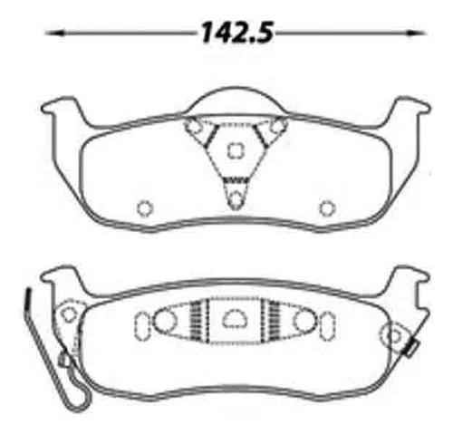 Pastillas Freno Para Nissan Armada 05/ Trasera Marca Hi-q Foto 2