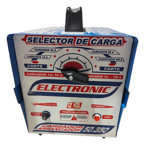 Cargador Arrancador Eléctronic 12v 50a 350a Outlet 