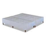 Cama Box Base Queen Bordado Branco (158x30)paropas