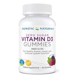 Nordic Naturals Gomitas De Vitamina D3 Sin Azcar, Bayas Silv