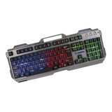 Teclado Gamer Dgx Assassin Es Metálico Rgb