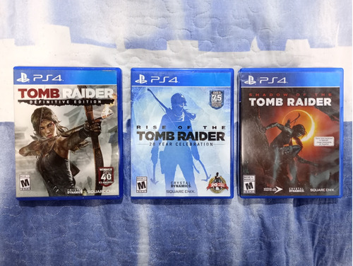 Juegos Físicos Saga Tomb Raider Originales Ps4 