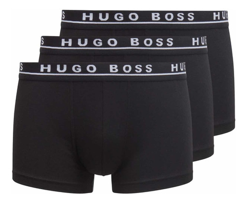 Bóxers Hugo Boss 3 Pack Cotton Stretch Trunk - Originales
