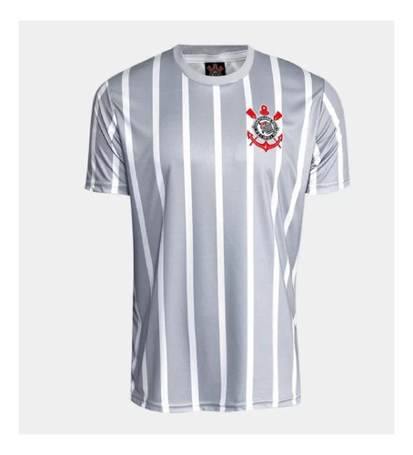 Camisa Corinthians - Branco E Cinza - Tam. Gg