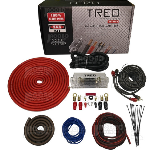 Kit De Instalación Treo Calibre 4 100% Cobre Tr-kit4