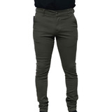 Pantalon De Hombre Corte Chino Gabardina Narrow  Slim