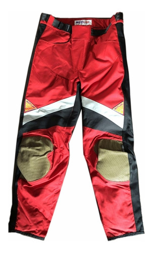 Pantalon Para Motociclista Motojac Con Kevlar En Rodillas 