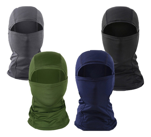 4 Pcs Balaclava Pasamontañas Militar Táctico Bandana Moto