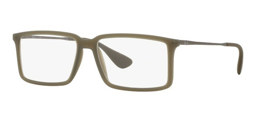 Lentes Ray Ban Oftalmico Rx7043 5466 Verde Oscuro Original