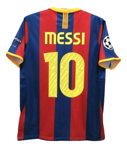 Camiseta Messi 10 Barca Barcelona Clásica Mundial 2010 2011